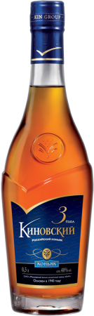 Коньяк КиНовский 3 года 0,5л