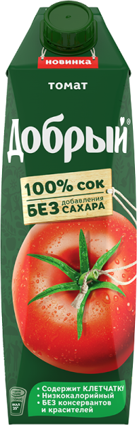 Сок Добрый Томатный с солью 1л