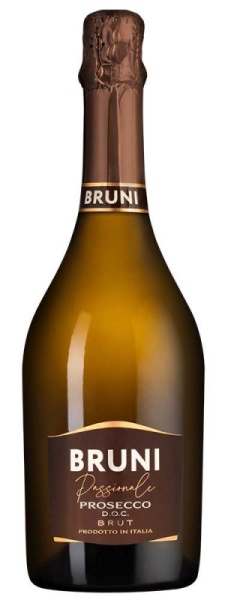 Игристое вино Просекко Бруни белое брют 0,75л