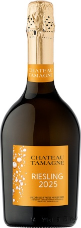 Игристое вино Шато Тамань Молодое Рислинг белое брют 0,75л