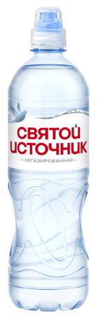 Вода питьевая Святой Источник негаз. 0,75 пэт спорт