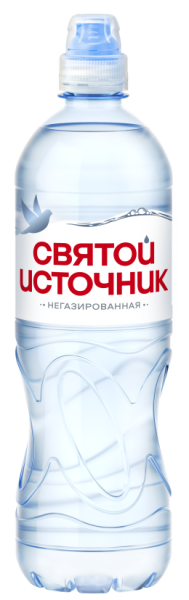 Вода питьевая Святой Источник негаз. 0,75 пэт спорт