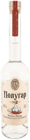 Спиртной напиток Полугар №2 Чеснок и Перец 0,5л