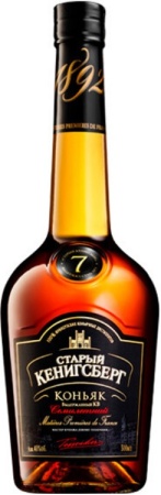 Коньяк Старый Кенигсберг КВ 7 лет 0,5л