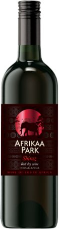 Вино Африкаа Парк Шираз красное сухое 0,75л