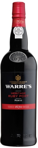 Вино ликерное Портвейн Уорс Хэритэдж Руби красное сладкое 0,75л