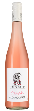 Вино безалкогольное Ханс Баер Пино Нуар розовое 0,75л