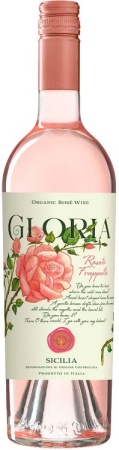 Вино Глория Розато Фраппато Сицилия розовое полусухое 0,75л