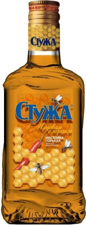 Настойка горькая Стужа Медовая с перцем 0,25л