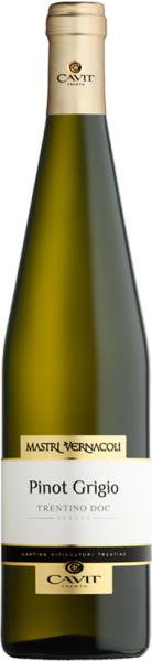 Вино Мастри Вернаколи Пино Гриджио белое сухое 0,75л