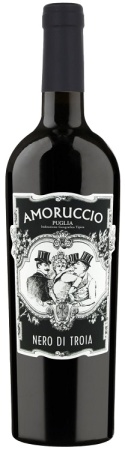 Вино Аморуччо Неро Ди Троя красное сухое 0,75л