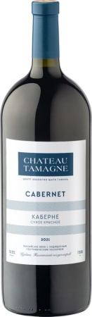 Вино Шато Тамань Каберне красное сухое 1,5л