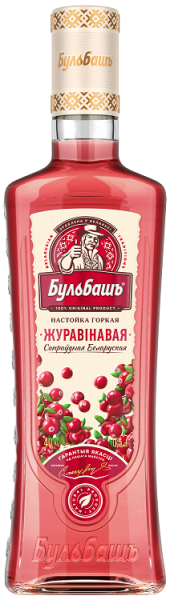 Настойка горькая Бульбашъ Журавинавая Беларуская 0,5л