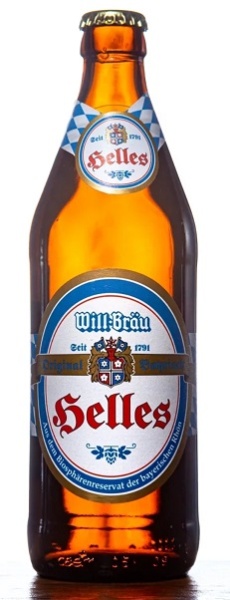 Пиво Вилл-Брау Хеллес 0,5л бут.