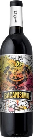 Вино Баканисимо Монастрель красное сухое 0,75л