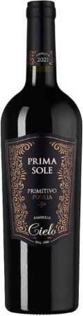 Вино Примасоле Примитиво красное полусухое 0,75л