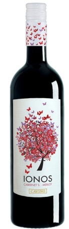 Вино Ионос красное сухое 0,75л