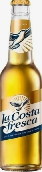 Пиво Ла Коста Фреска светлое 0,33л бут.