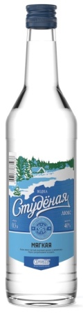 Водка Студеная Люкс Мягкая 0,5л