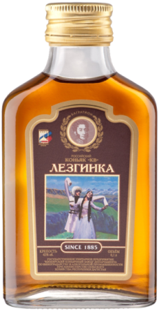 Коньяк Лезгинка КВ 0,1л