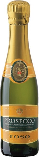 Игристое вино Просекко Тосо белое сухое 0,2л