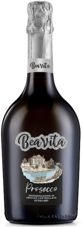 Игристое вино Просекко Беа Вита Экстра Драй белое сухое 0,75л