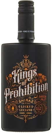 Вино Лаки Лучано Кингс оф Прохибишэн Шираз красное полусухое 0,75л