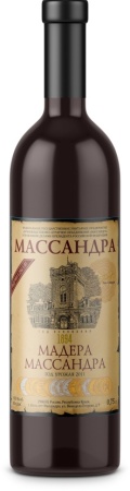 Вино ликерное Мадера Массандра белое сладкое 0,75л