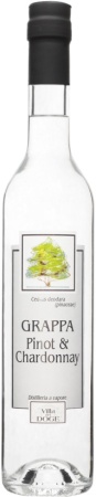 Водка виноградная Граппа Вилла дель Додже Пино&Шардоне 0,5л