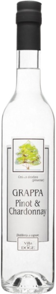 Водка виноградная Граппа Вилла дель Додже Пино&Шардоне 0,5л