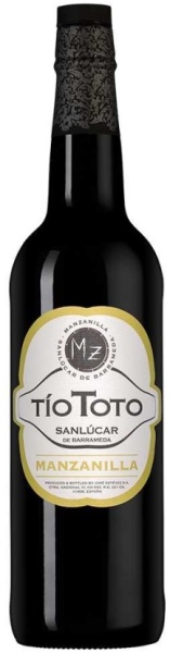 Вино ликерное Тио Тото Мансанилья белое сухое 0,75л