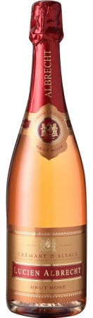Игристое вино Креман д Эльзас Люсьен Альбрешт Розе розовое брют 0,75л