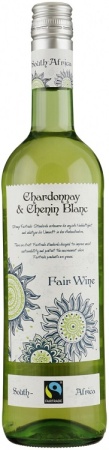 Вино Фэир Вайн Шардоне Шенен Блан белое сухое 0,75л