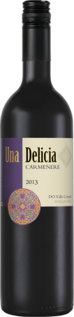 Вино Уна Делисия Карменер красное сухое 0,75л