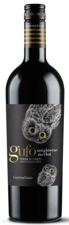 Вино Гуфо Санджовезе Мерло красное полусухое 0,75л