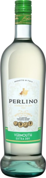 Напиток виноградосодержащий Вермут Перлино Экстра Драй ароматизированный 1л