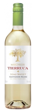 Вино Террука Совиньон Блан белое полусладкое 0,75л