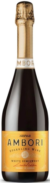 Игристое вино Бадагони Амбори белое полусладкое 0,75л