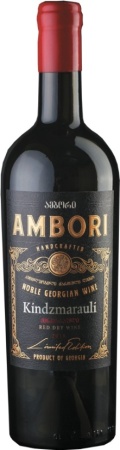 Вино Киндзмараули Амбори красное полусладкое 0,75л