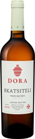 Вино Ркацители Дора белое сухое 0,75л