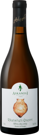 Вино Ркацители Квеври Братья Асканели белое сухое 0,75л