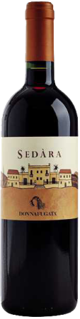 Вино Седара Доннафугата красное сухое 0,75л