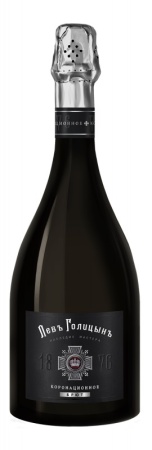 Игристое вино Наследие Мастера Левъ Голицынъ Коронационное белое брют 0,75л