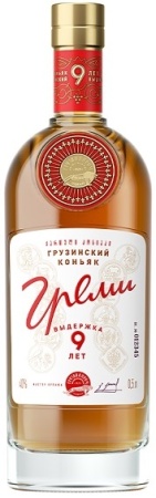 Коньяк грузинский Греми 9 лет 0,5л