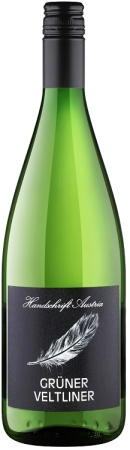 Вино Хандшрифт Аустриа Грюнер Вельтлинер белое сухое 1л