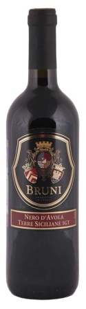 Вино Бруни Неро д Авола красное полусухое 0,75л