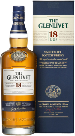Виски Гленливет 18 лет 0,7л п/у