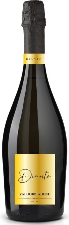 Игристое вино Просекко Вальдоббьядене Супериоре Дианто белое сухое 0,75л