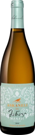 Вино Манави Авторская Коллекция Асканели белое сухое 0,75л