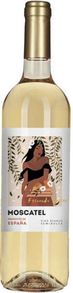Вино Фернандо Кастро Москатель белое полусладкое 0,75л